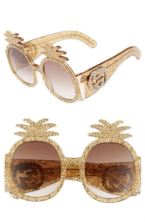 gucci pineapple sunglasses fake|gucci sunglasses clear.